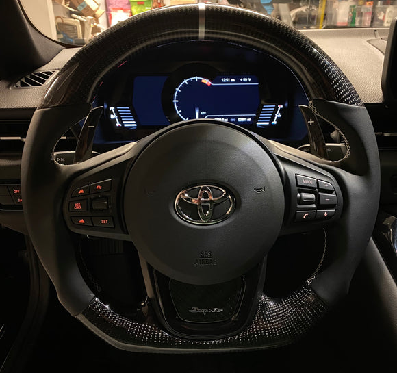 A90 Supra Steering Wheels - Custom (Made to Order)