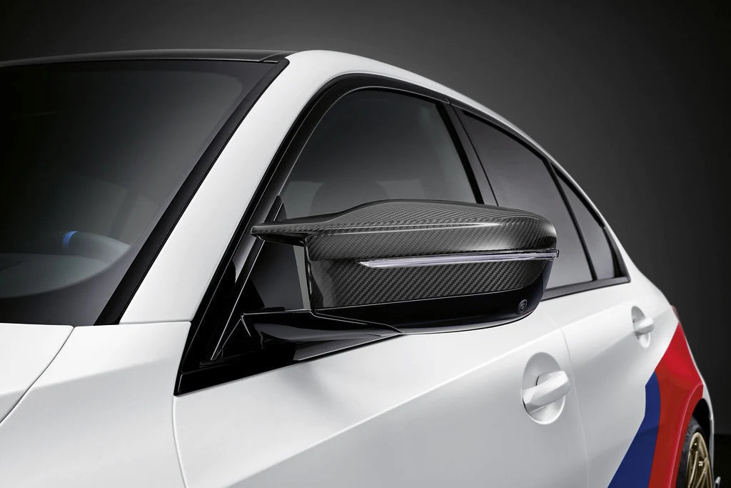BMW M Performance Carbon Fiber Mirror Caps for G8X M3 M4 51168075063 51168075064 LH and RH Pair