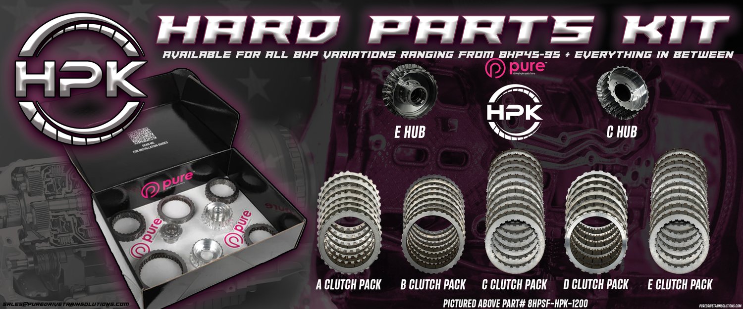 PURE HARD PARTS KIT (HPK) for ZF8HP Based Transmissions | Mashimarho