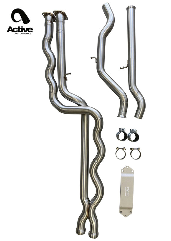 Active Autowerke F8X BMW M3 & M4 Gen 2 EQUAL LENGTH MID PIPE