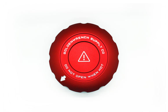 Goldenwrench A90 Toyota GR Supra BLACKLINE Performance Coolant Cap Cover Set