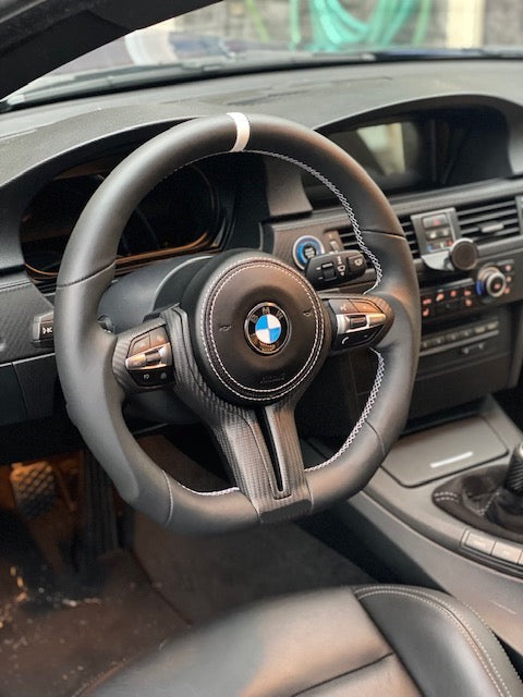 Custom Alcantara Steering Wheel Cover for BMW – DSG Paddles