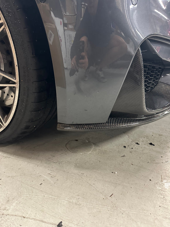 F8X M3 M4 Carbon Fiber Lip with splitter