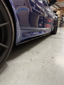 F8X M3 M4 Carbon Fiber Side Skirt Extensions-4