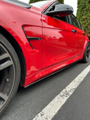 F8X M3 M4 Carbon Fiber Side Skirt Extensions-9