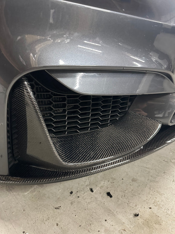 F8X M3 M4 Carbon Fiber Lip with splitter