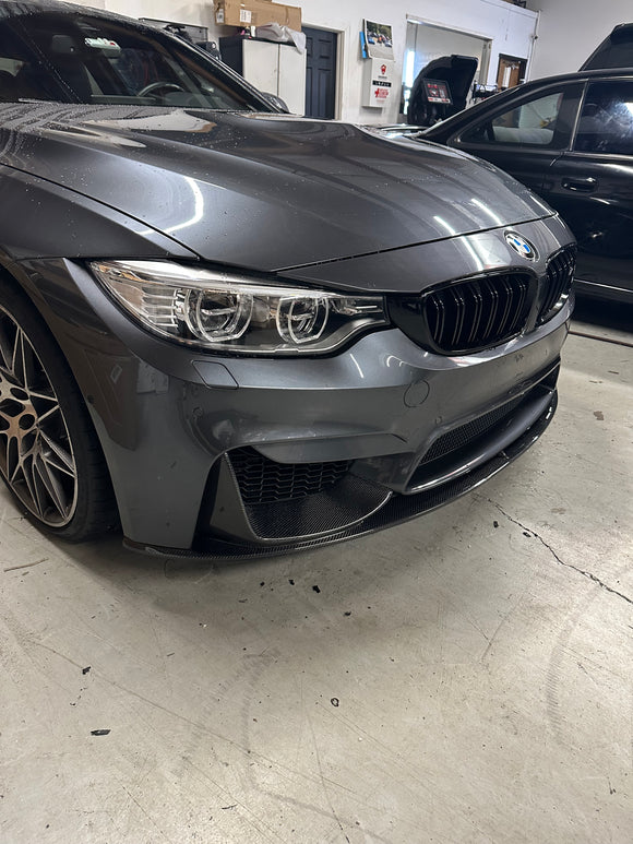 F8X M3 M4 Carbon Fiber Lip with splitter