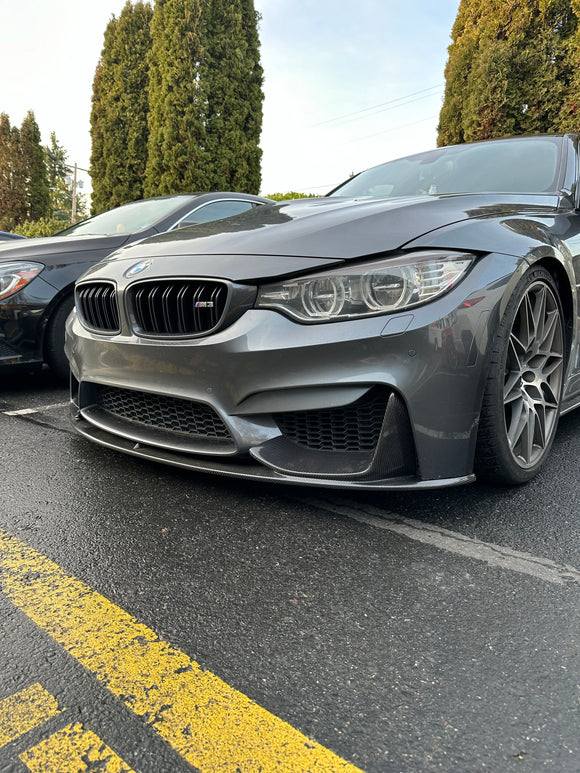 F8X M3 M4 Carbon Fiber Lip with splitter