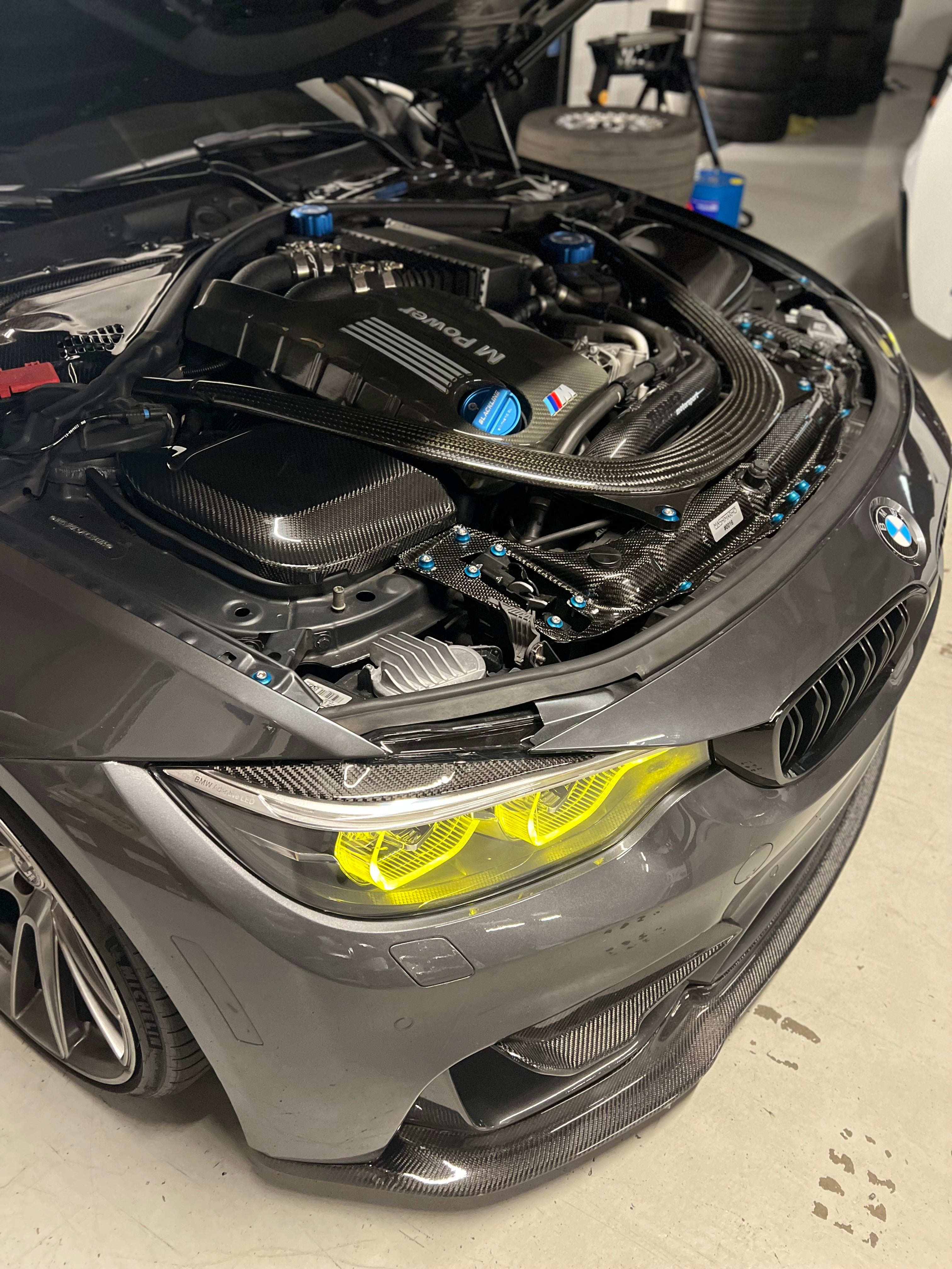 F8X M3 M4 V Style Carbon Fiber Lip