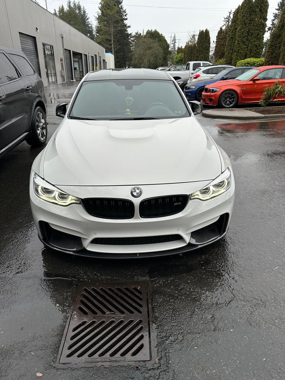 F8X M3 M4 Carbon Fiber Lip with splitter