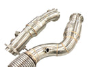 MAD BMW M2C M3 M4 S58 Resonated Downpipes W/ Flex Section-3
