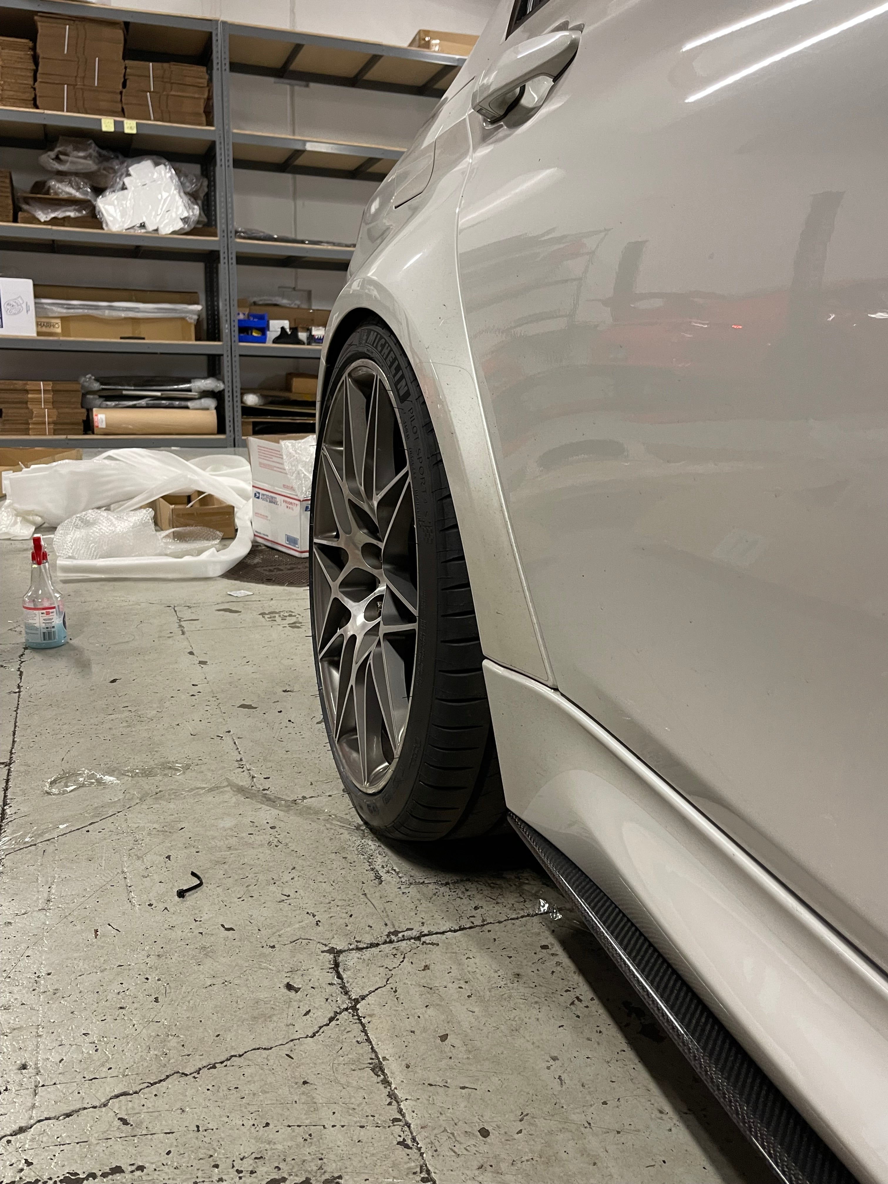 F8X M3 M4 Carbon Fiber Side Skirt Extensions