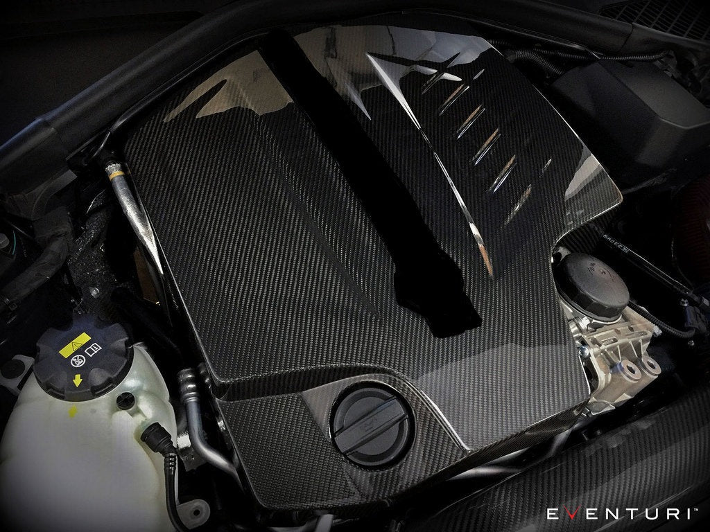 Eventuri BMW F87 M2 N55 Black Carbon Engine Cover