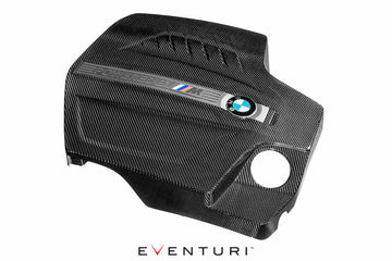 Eventuri BMW F87 M2 N55 Black Carbon Engine Cover - 0