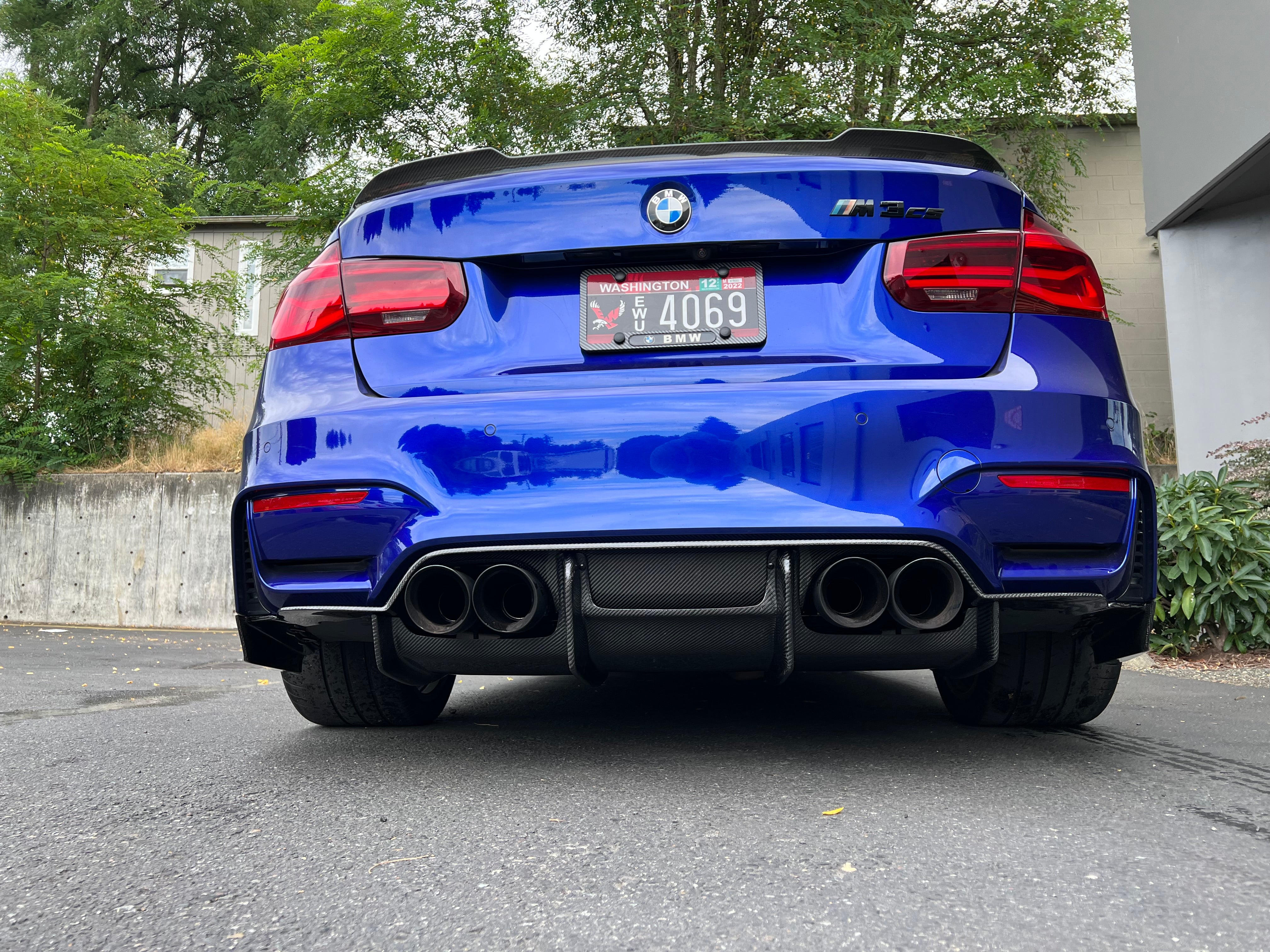 F8X M3 M4 PSM Style Carbon Fiber Diffuser