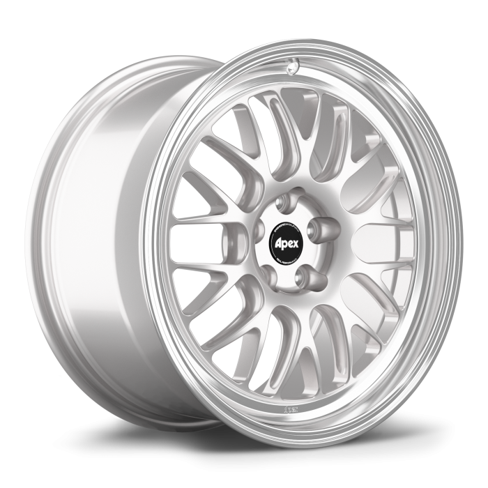 Buy machined-lip-race-silver APEX Wheels 17 inch ML-10RT Wheels for BMW 5X120