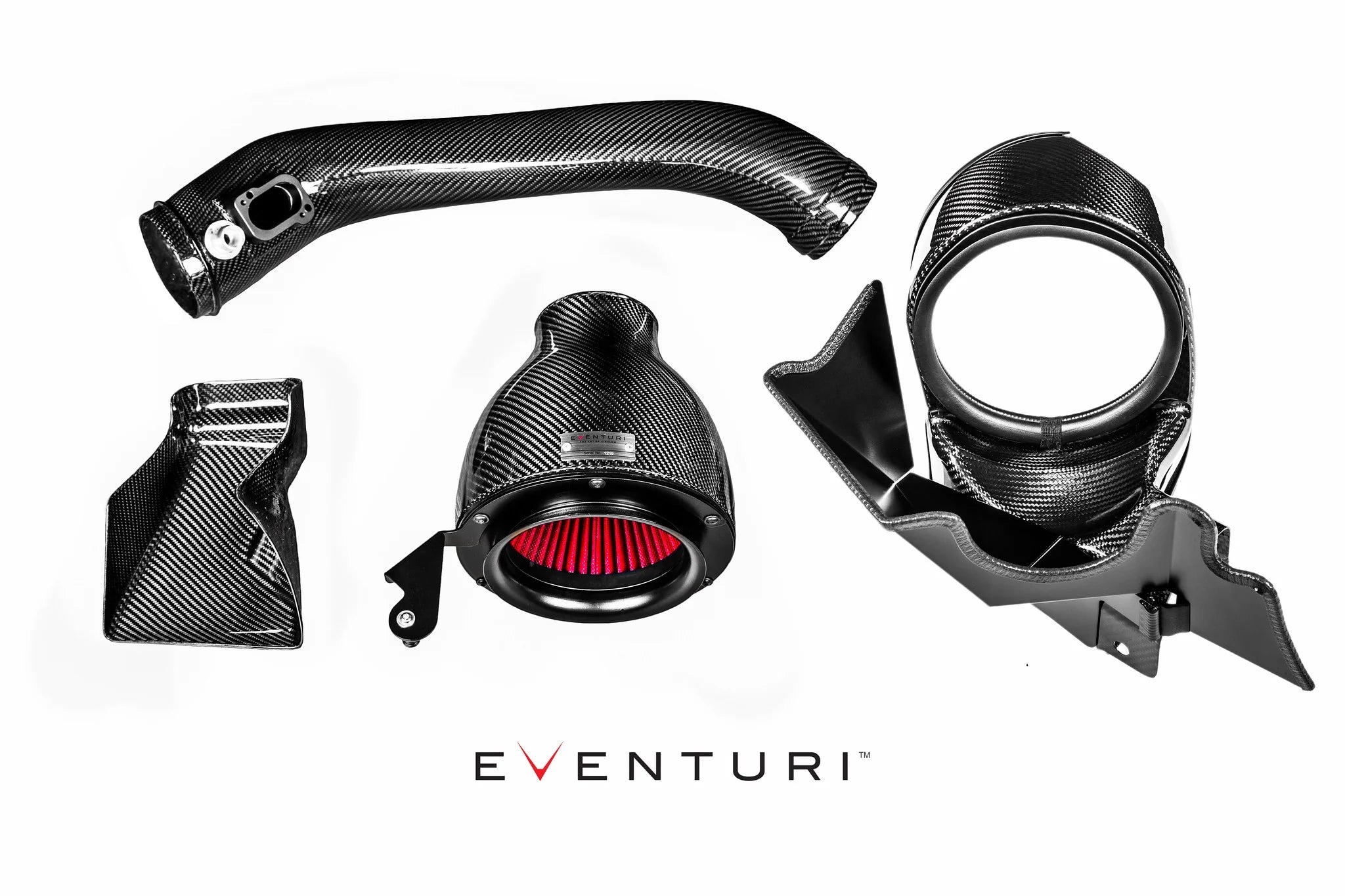 Eventuri BMW F-Chassis N55 Black Carbon Intake System - V2