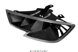 Eventuri Audi 8V Gen 2 RS3 Black Carbon Headlamp Race Duct - 0