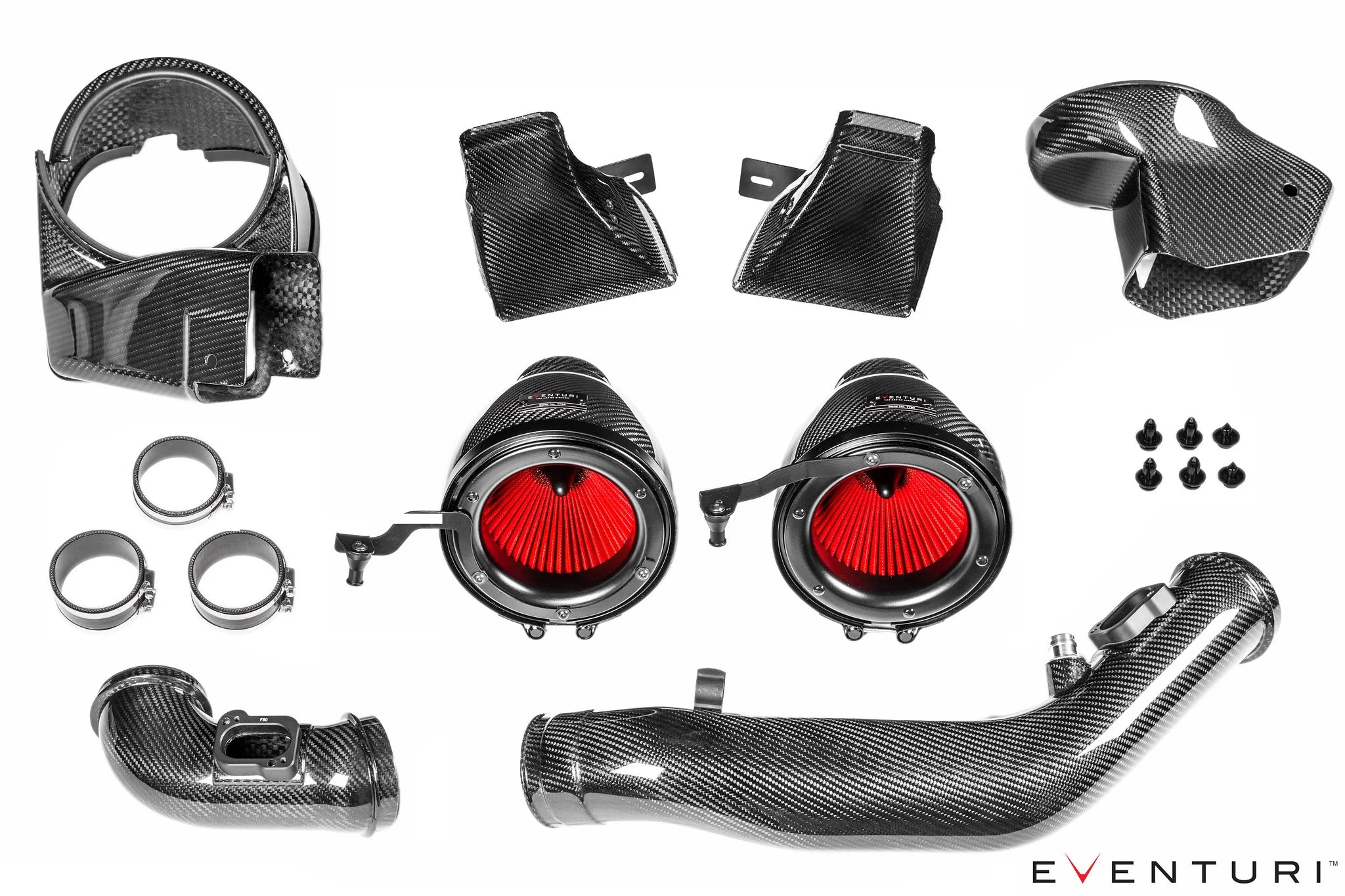 Eventuri BMW F8X M3 / M4 Black Carbon Intake System - V2