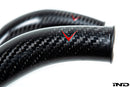 Eventuri BMW F8X M2C M3 M4 S55 Black Carbon Charge Pipe Set - Matte-3