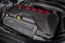 Eventuri Audi 8Y / 8V RS3 / 8S TTRS Black Carbon and Red Kevlar Engine Cover-3