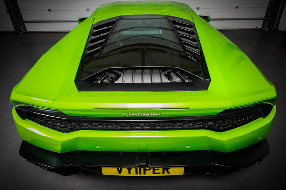 Eventuri Lamborghini Huracan Black Carbon Engine Cover Set