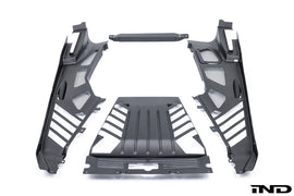 Eventuri Lamborghini Huracan Black Carbon Engine Cover Set