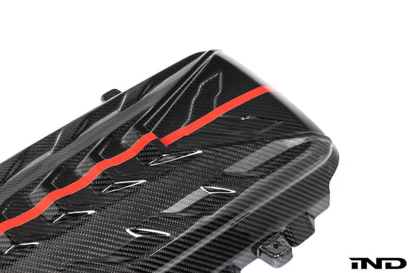 Eventuri Chevrolet C8 Corvette Black Carbon Engine Cover