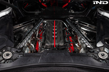 Eventuri Chevrolet C8 Corvette Black Carbon Engine Cover - 0
