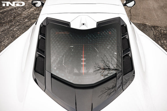 Eventuri Chevrolet C8 Corvette Black Carbon Engine Cover