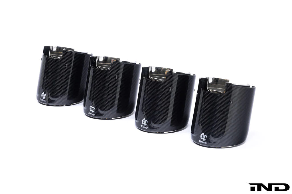 3D Design G8X M2 / M3 / M4 Carbon Exhaust Tip Set