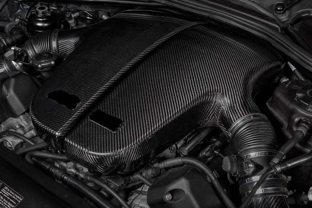 Eventuri BMW E60 M5 / E63 M6 (S85) Black Carbon Inlet Plenum - 0