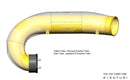 Eventuri FK8 Civic Type-R Carbon Charge Pipe - V3 Upgrade Kit-4