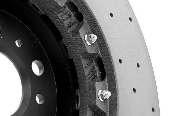 MMX Performance G8X M2 / M3 / M4 2-Piece Floating Carbon Ceramic Rotor Conversion - Rear 370x24mm