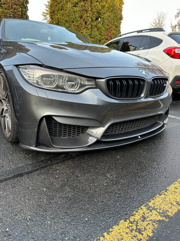 F8X M3 M4 Carbon Fiber Lip with splitter
