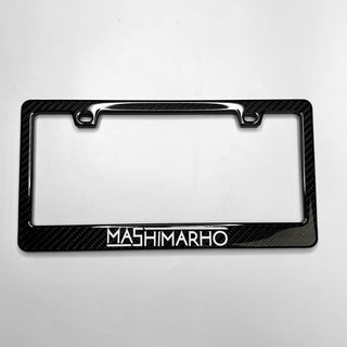 Mashimarho Carbon Fiber Design License Plate Frame