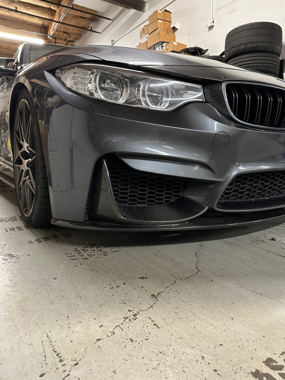 F8X M3 M4 Carbon Fiber Lip with splitter