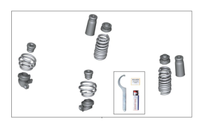 G8x M2/M3/M4 M Performance Height Adjustable Suspension Kit - 0