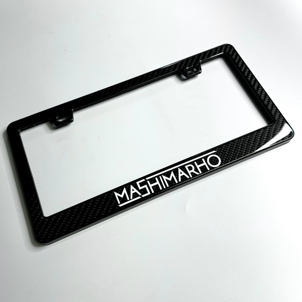 Mashimarho Carbon Fiber License Plate Frame - 0