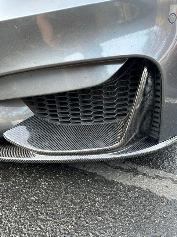 F8X M3 M4 Carbon Fiber Lip with splitter
