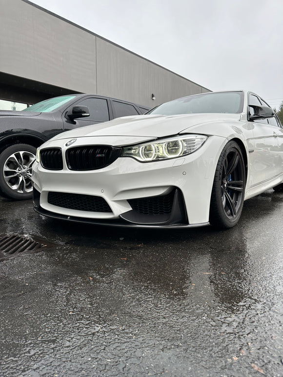 F8X M3 M4 Carbon Fiber Lip with splitter