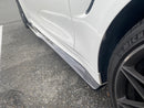 F8X M3 M4 Aggressive Carbon Fiber Side Skirt Extensions-17