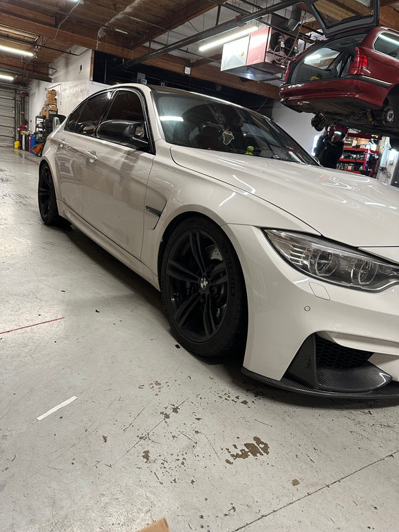 F8X M3 M4 Carbon Fiber Lip with splitter
