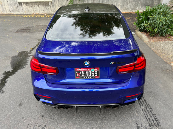 F8X M3 M4 4 pc Carbon Fiber Diffuser