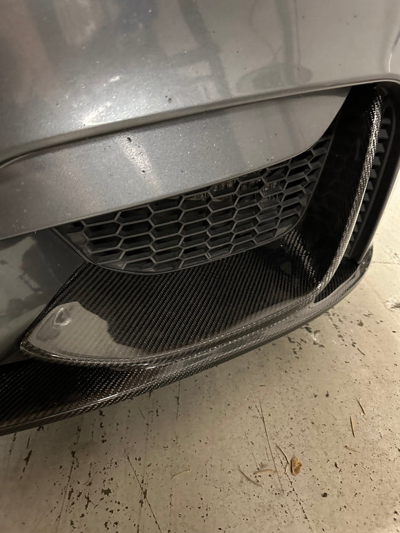 F8X M3 M4 Carbon Fiber Lip with splitter