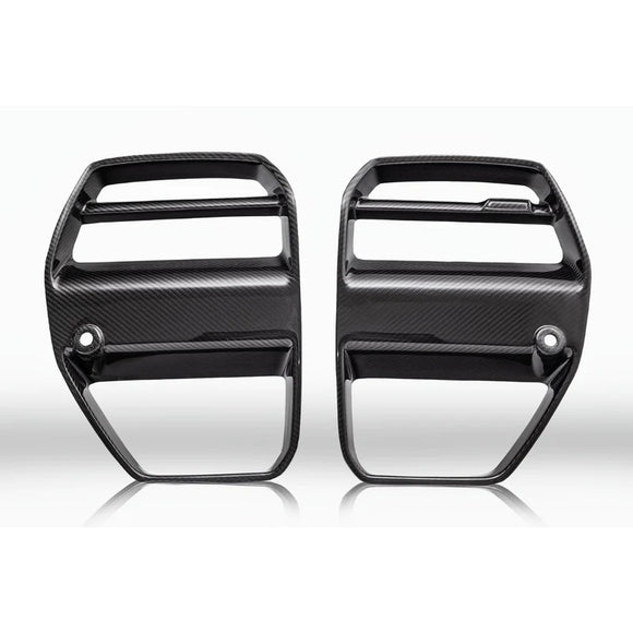 Vorsteiner G8X M3 / M4 Dry Carbon Aero Front Grille - 2x2 Gloss Finish