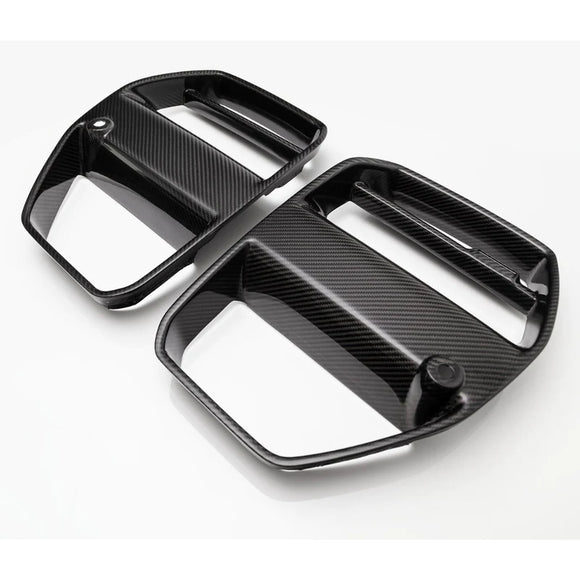 Vorsteiner G8X M3 / M4 Dry Carbon Aero Front Grille - 2x2 Gloss Finish