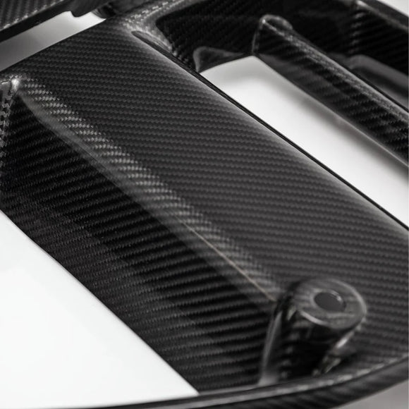 Vorsteiner G8X M3 / M4 Dry Carbon Aero Front Grille - 2x2 Gloss Finish