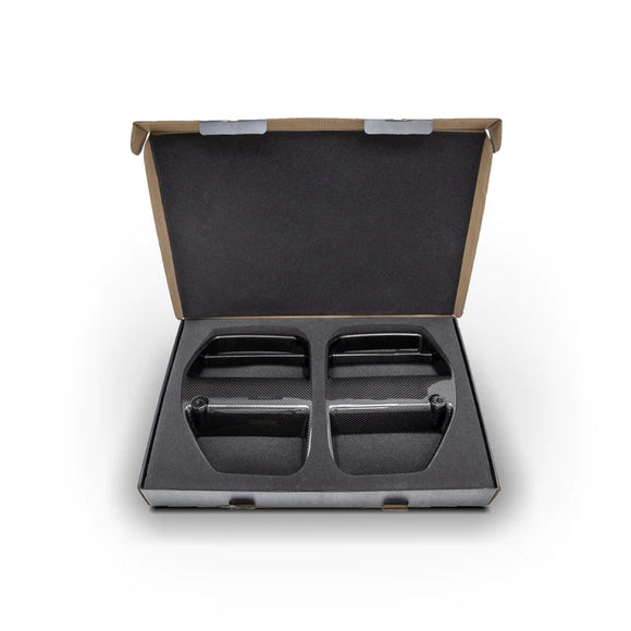 Vorsteiner G8X M3 / M4 Dry Carbon Aero Front Grille - 2x2 Gloss Finish