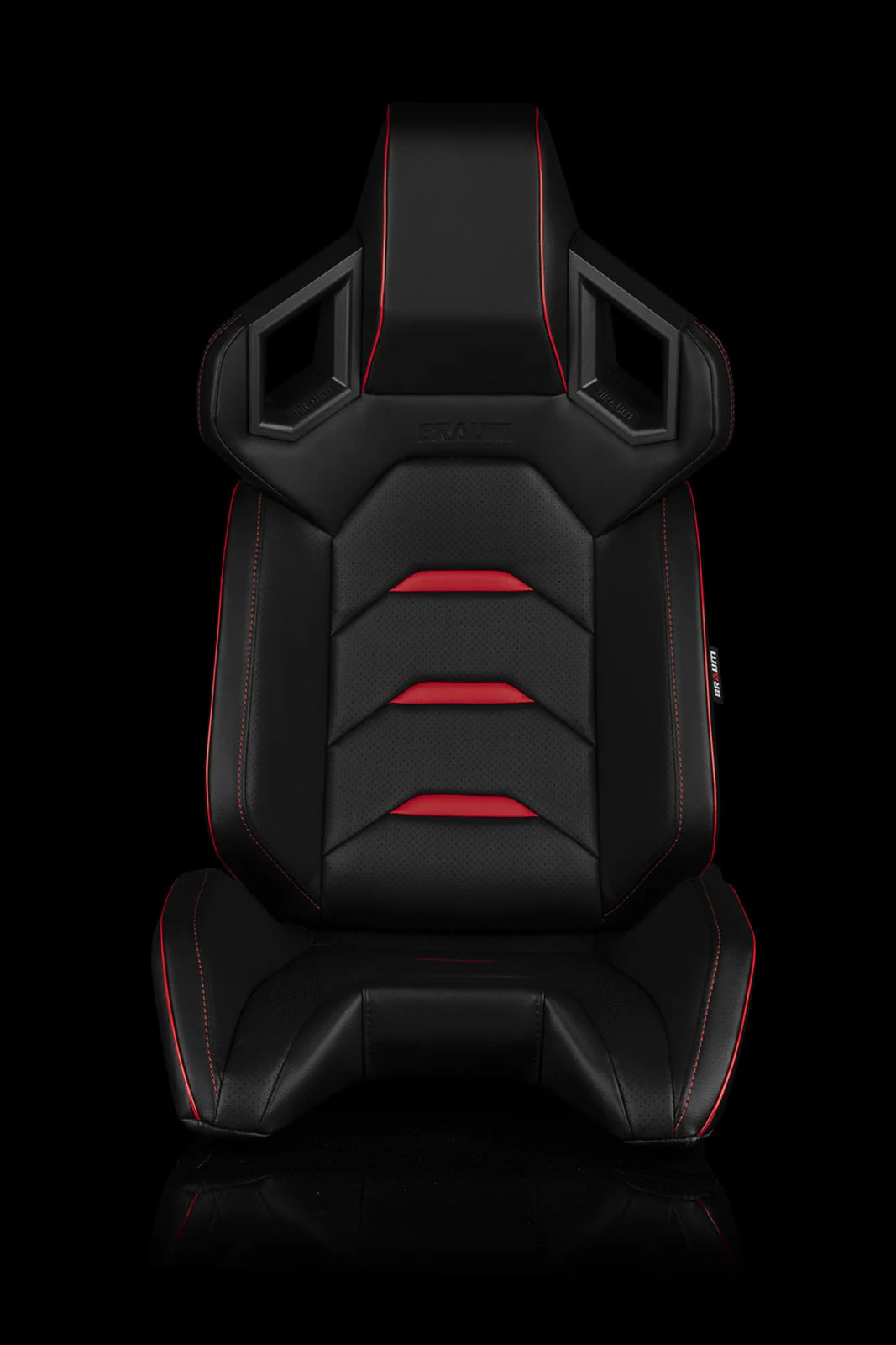 Buy black-leatherette-red-inserts Braum Racing Alpha-X Series Sport Seats